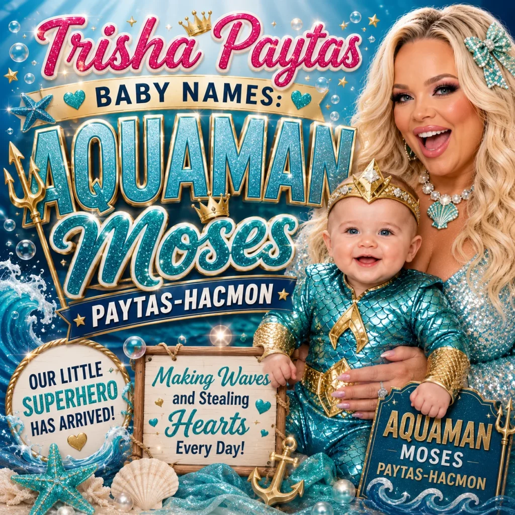 Trisha Paytas Baby Names Aquaman Moses Paytas-Hacmon 🌊