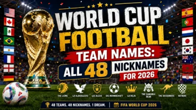 World Cup Football Team Names All 48 Nicknames for 2026.