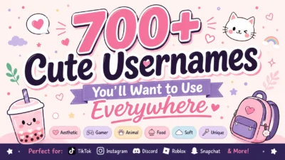 700+ Cute Usernames You'll Want to Use Everywhere