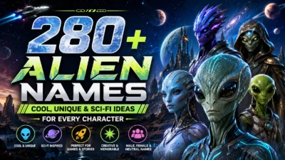 280+ Alien Names Cool, Unique & Sci-Fi Ideas for Every Character