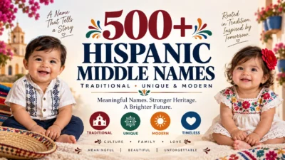 500+ Hispanic Middle Names Traditional, Unique & Modern