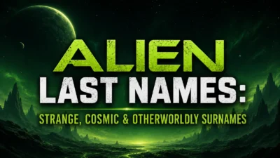 Alien Last Names Strange, Cosmic & Otherworldly Surnames