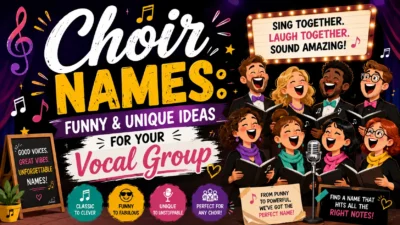 Choir Names Funny & Unique Ideas for Your Vocal Group