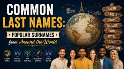 Common Last Names Popular Surnames from Around the World