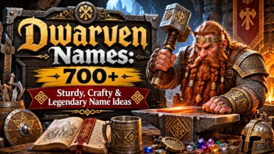 Dwarven Names 700+ Sturdy, Crafty & Legendary Name Ideas