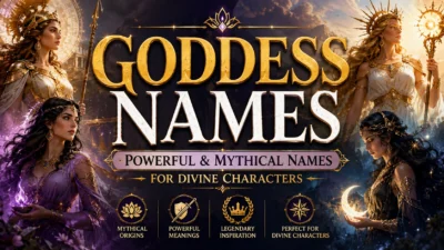 Goddess Names: Powerful & Mythical Names for Divine Characters