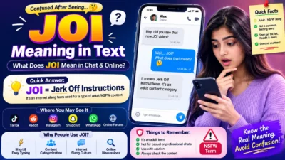 JOI Meaning in Text What Does JOI Mean in Chat & Online