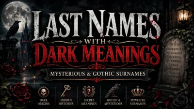 Last Names With Dark Meanings Mysterious & Gothic Surnames