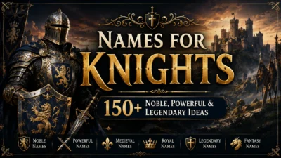 Names for Knights 150+ Noble, Powerful & Legendary Ideas