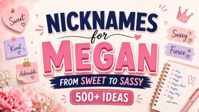 Nicknames for Megan From Sweet to Sassy - 500+ Ideas