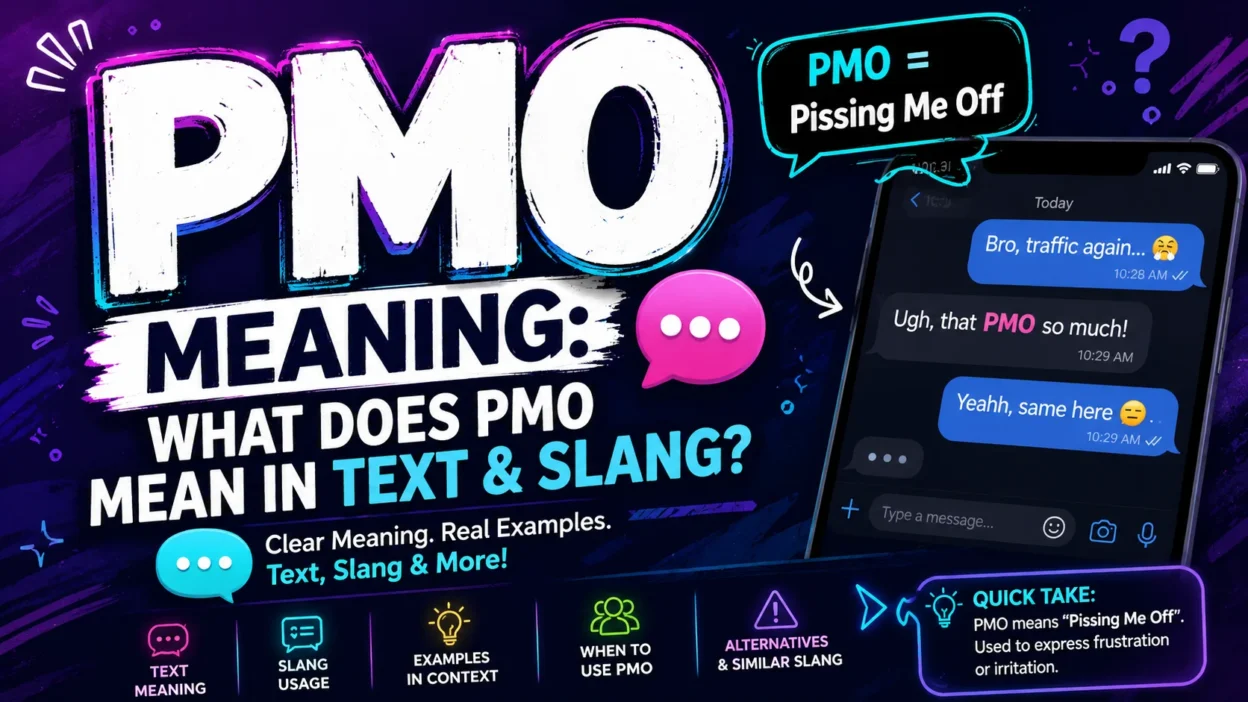 PMO Meaning What Does PMO Mean in Text & Slang 💬