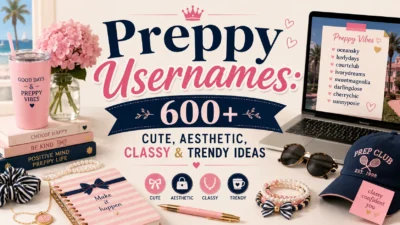 Preppy Usernames 600+ Cute, Aesthetic, Classy & Trendy Ideas