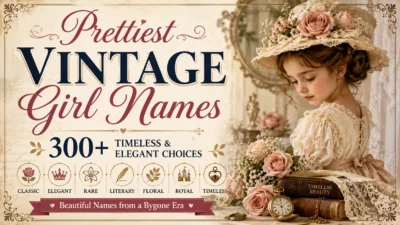 Prettiest Vintage Girl Names 300+ Timeless & Elegant Choices