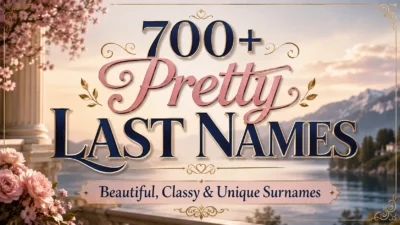 Pretty Last Names 700+ Beautiful, Classy & Unique Surnames
