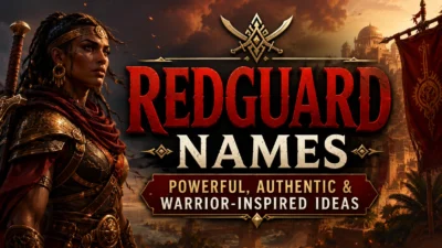 Redguard Names Powerful, Authentic & Warrior-Inspired Ideas