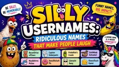 Silly Usernames Ridiculous Names That Make People Laugh