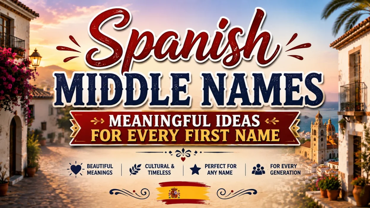 Spanish Middle Names Meaningful Ideas for Every First Name 🇪🇸