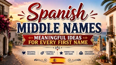 Spanish Middle Names Meaningful Ideas for Every First Name 🇪🇸