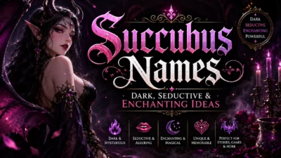 Succubus Names Dark, Seductive & Enchanting Ideas