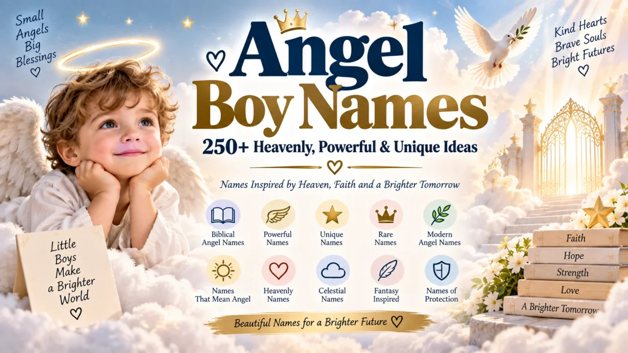 Angel Boy Names 250+ Heavenly, Powerful & Unique Ideas