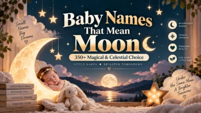 Baby Names That Mean Moon 350+ Magical & Celestial Choice