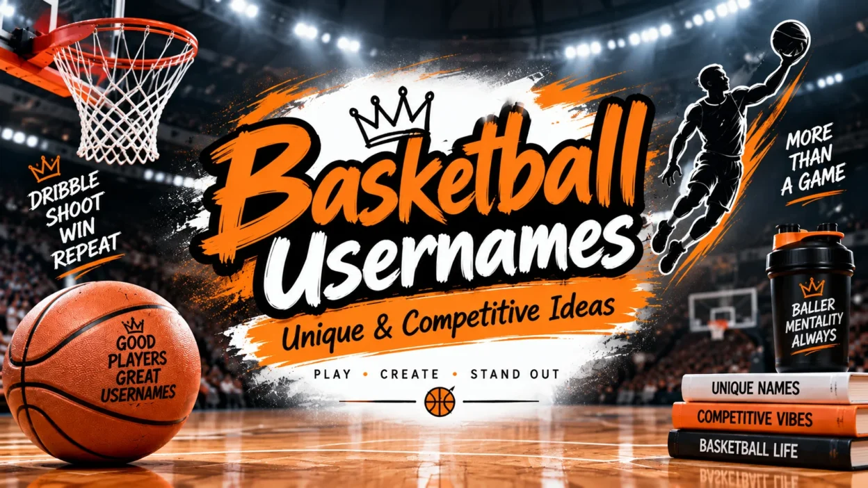 Basketball Usernames Unique & Competitive Ideas
