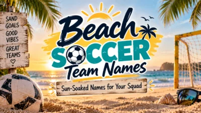 Beach Soccer Team Names Sun-Soaked Names for Your Squad