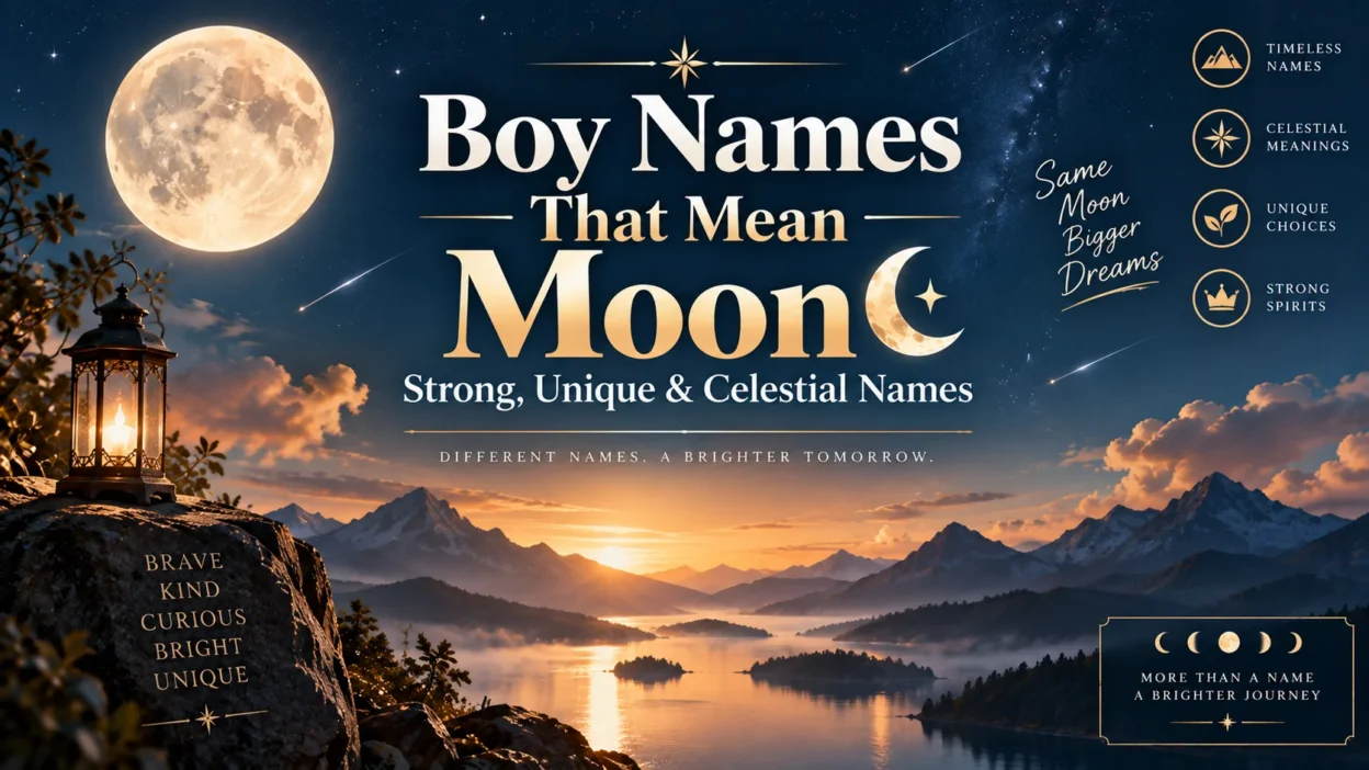 Boy Names That Mean Moon Strong, Unique & Celestial Names