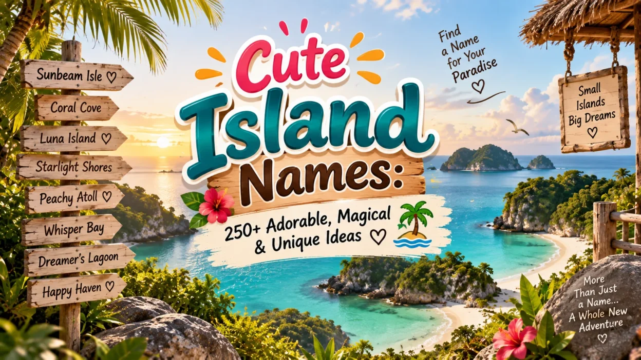 Cute Island Names 250+ Adorable, Magical & Unique Ideas 🏝️