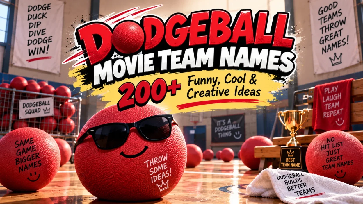Dodgeball Movie Team Names 200+ Funny, Cool & Creative Ideas