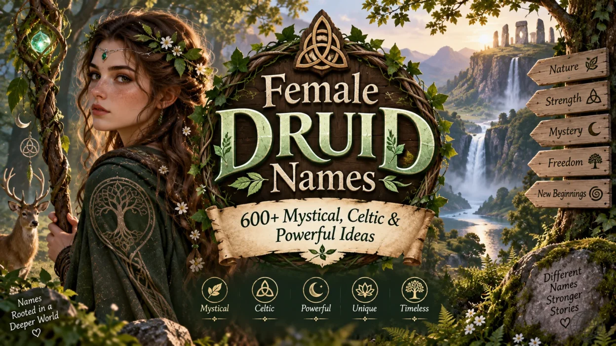 Female Druid Names 600+ Mystical, Celtic & Powerful Ideas