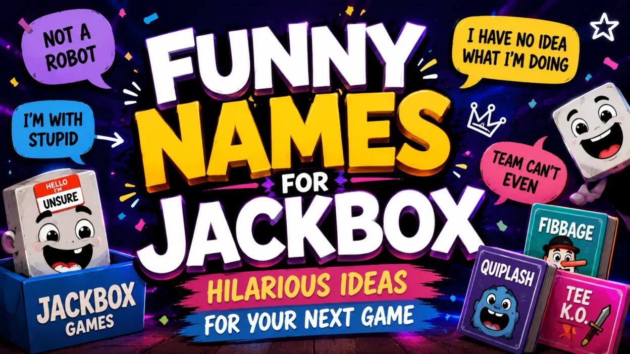 Funny Names for Jackbox Hilarious Ideas for Your Next Game