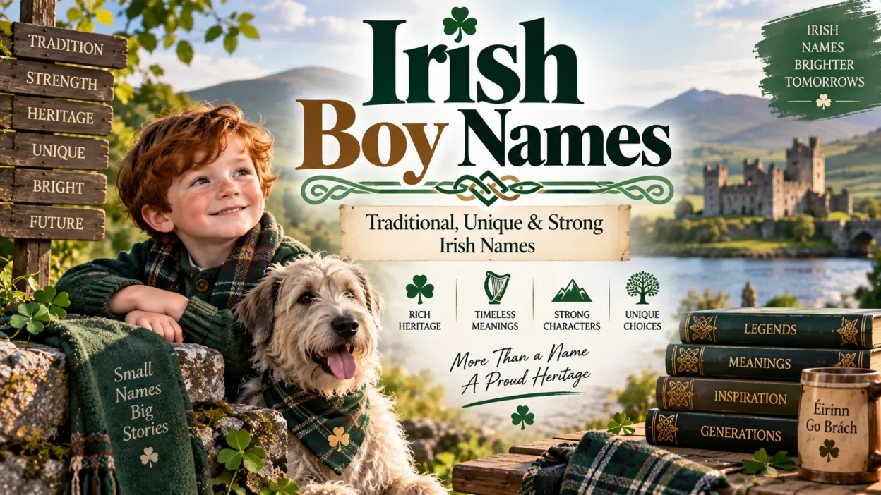 Irish Boy Names Traditional, Unique & Strong Irish Names