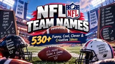 NFL Team Names 530+ Funny, Cool, Clever & Creative Ideas