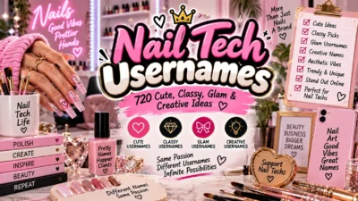 Nail Tech Usernames 720 Cute, Classy, Glam & Creative Ideas