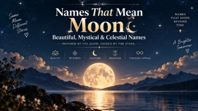 Names That Mean Moon Beautiful, Mystical & Celestial Names