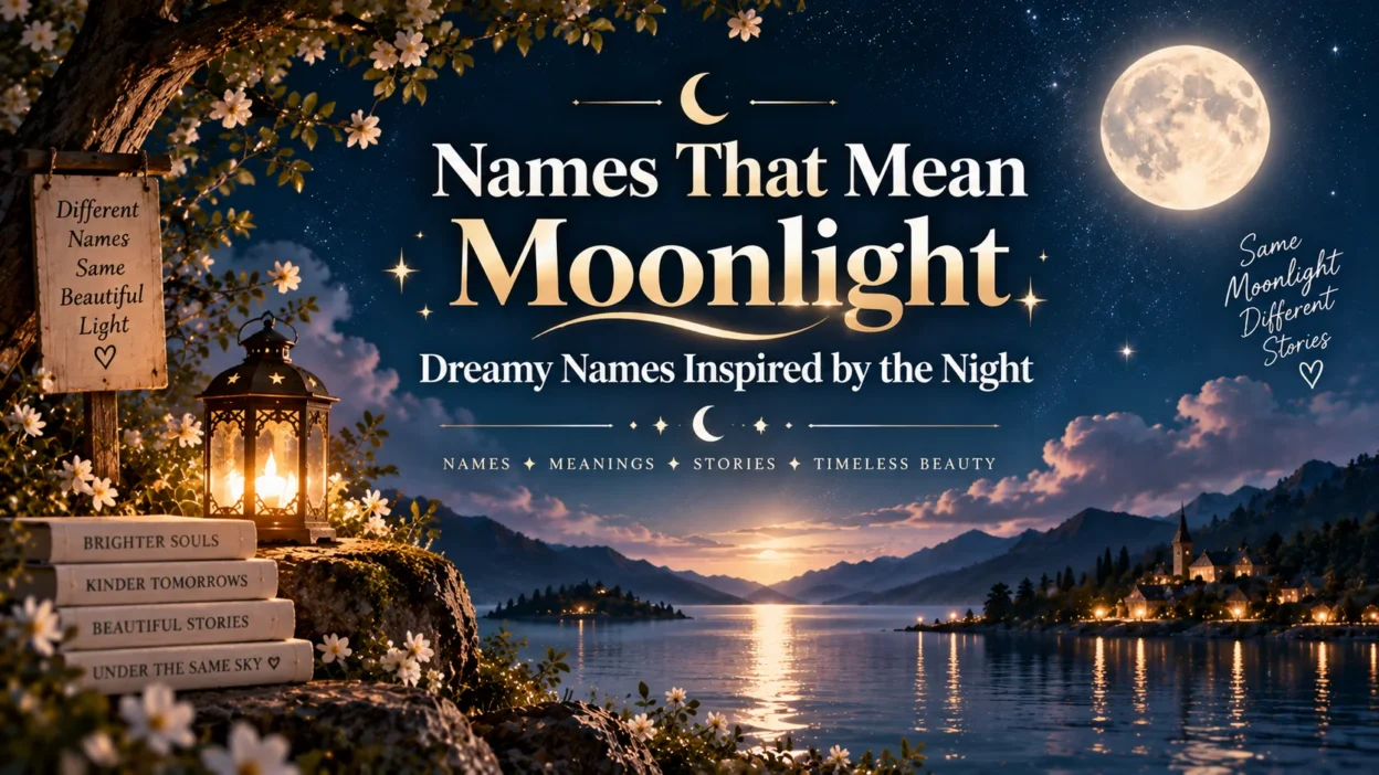 Names That Mean Moonlight Dreamy Names Inspired by the Night