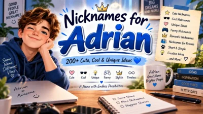 Nicknames for Adrian 200+ Cute, Cool & Unique Ideas 💙