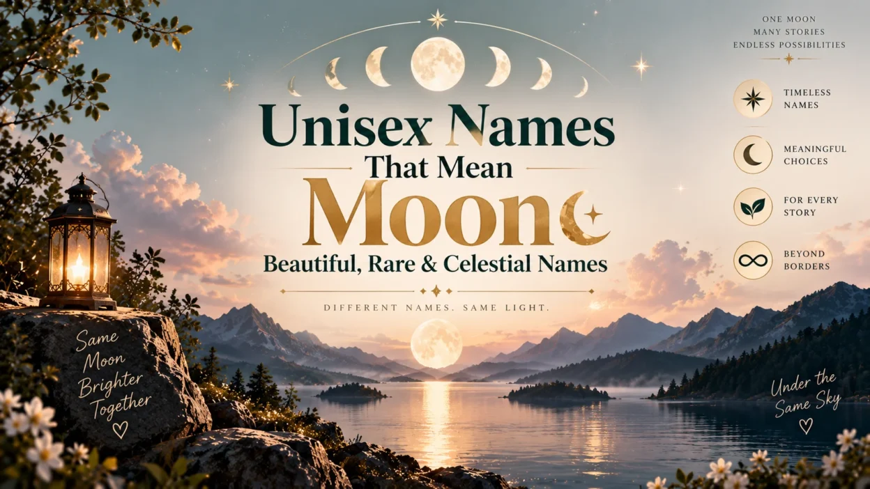 Unisex Names That Mean Moon Beautiful, Rare & Celestial Names