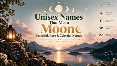 Unisex Names That Mean Moon Beautiful, Rare & Celestial Names