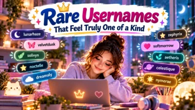 Rare Usernames That Feel Truly One of a Kind ✨